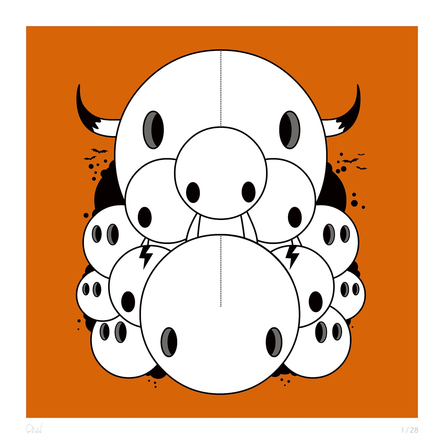 It's like a jungle sometime print signed