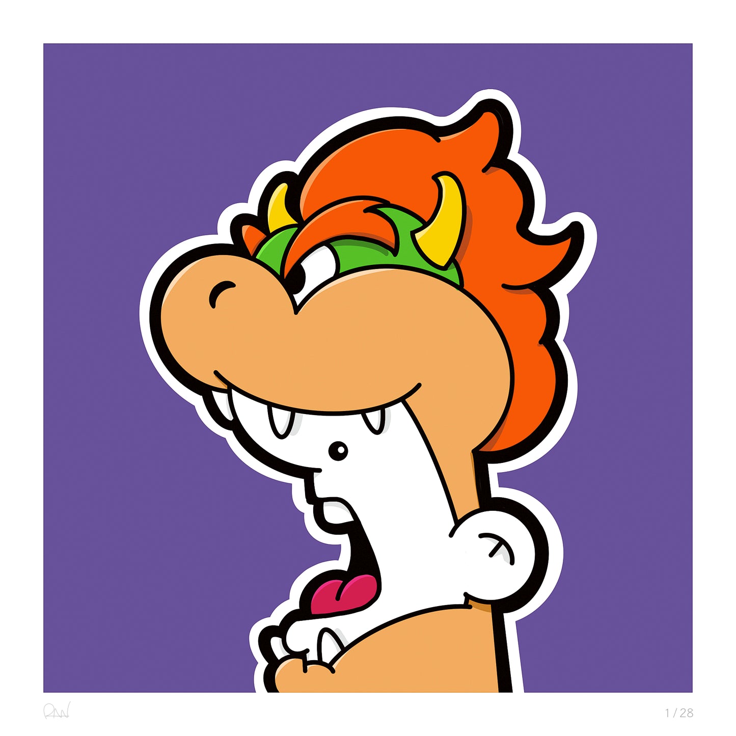 Shouter vs Bowser print