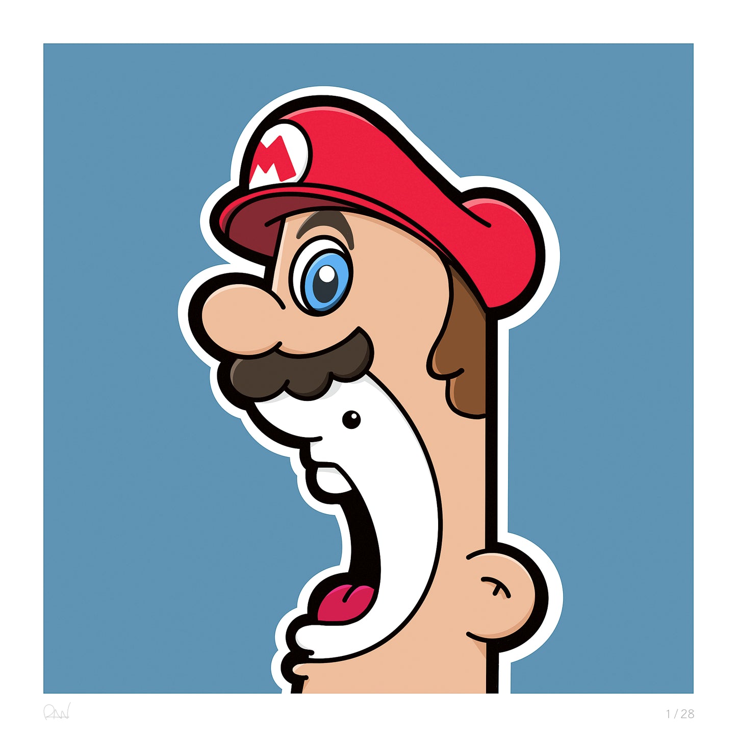 Shouter vs Mario print