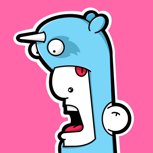 The Shouter in a Unicorn costume