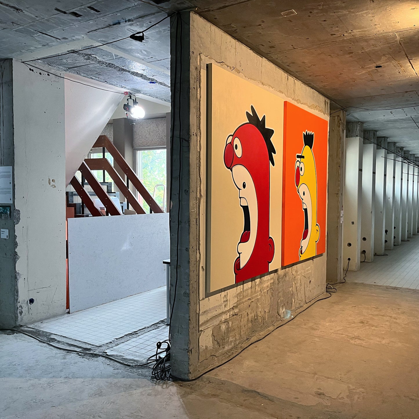 Shouter vs Bert and Ernie painting