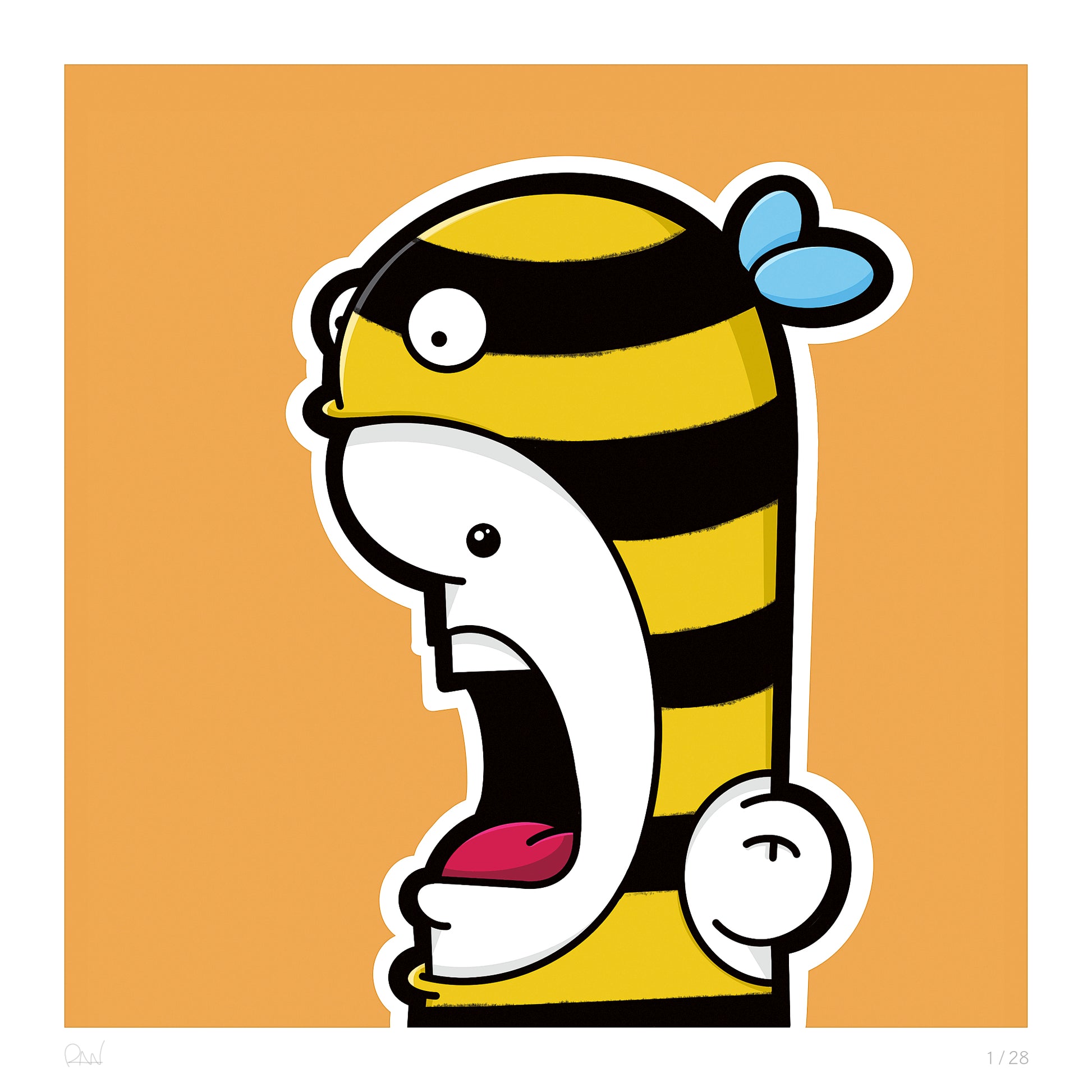 Shouter vs Bee print