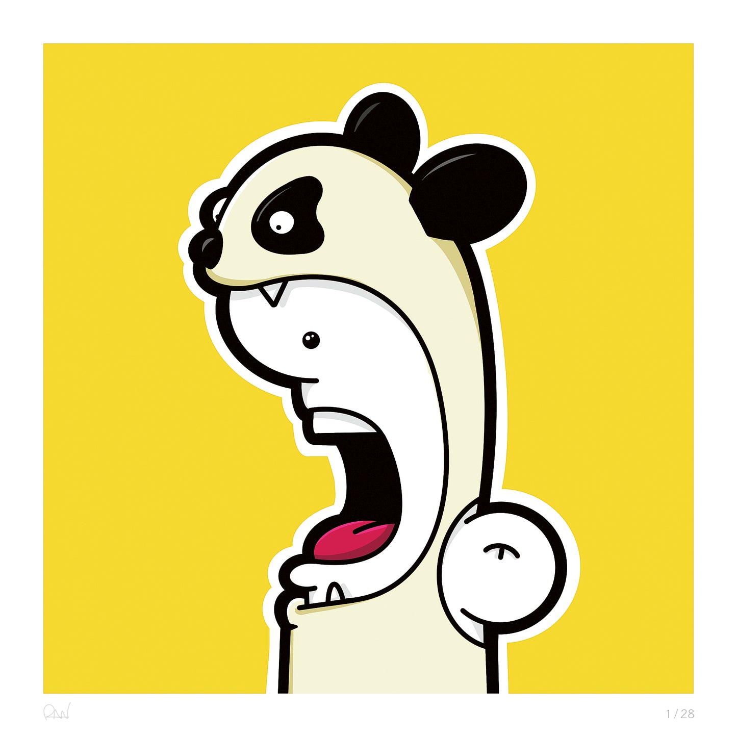 Shouter vs Panda print