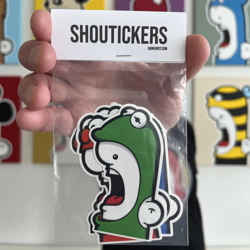 Shouters vs muppets sticker pack by Ran Kunst