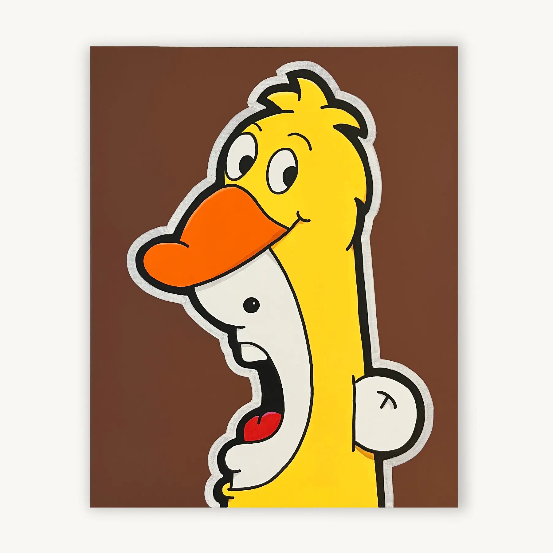 Shouter vs Ente painting