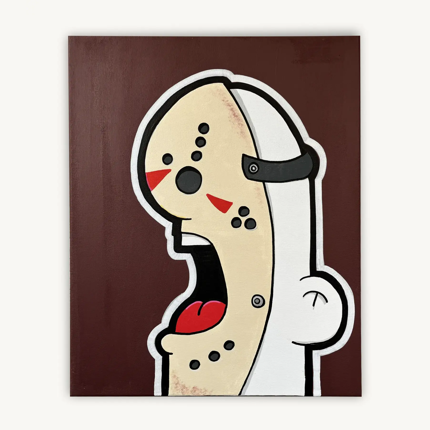 Shouter vs Jason painting