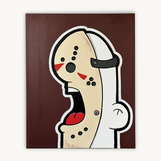 Shouter vs Jason painting