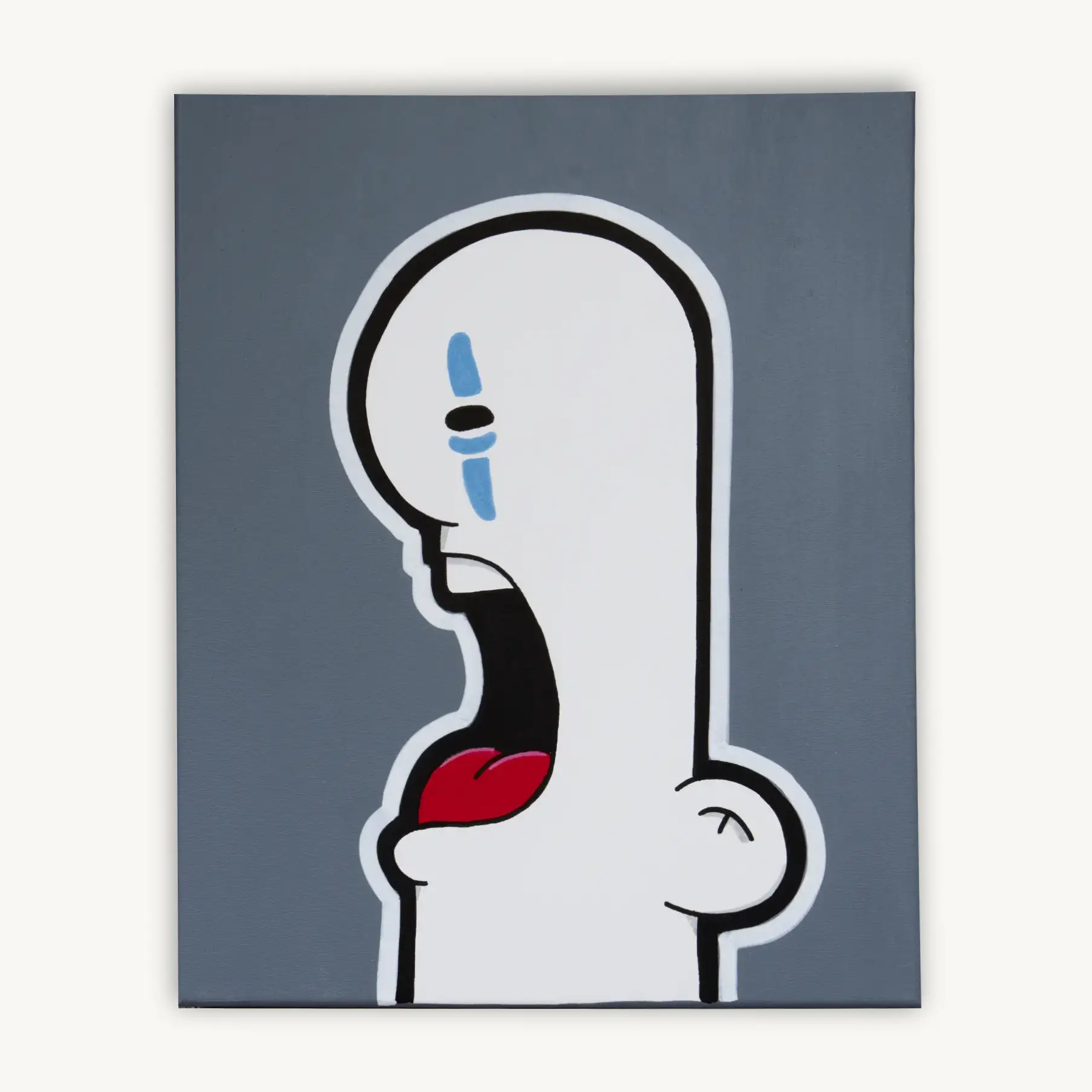 Shouter vs Kaonashi painting