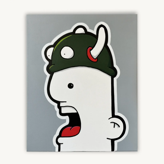 Shouter vs Viking painting